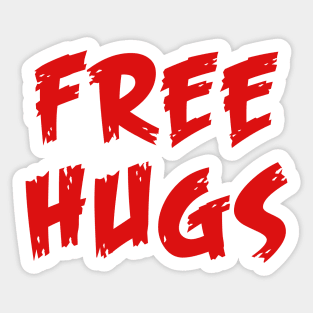 Free Hugs Sticker